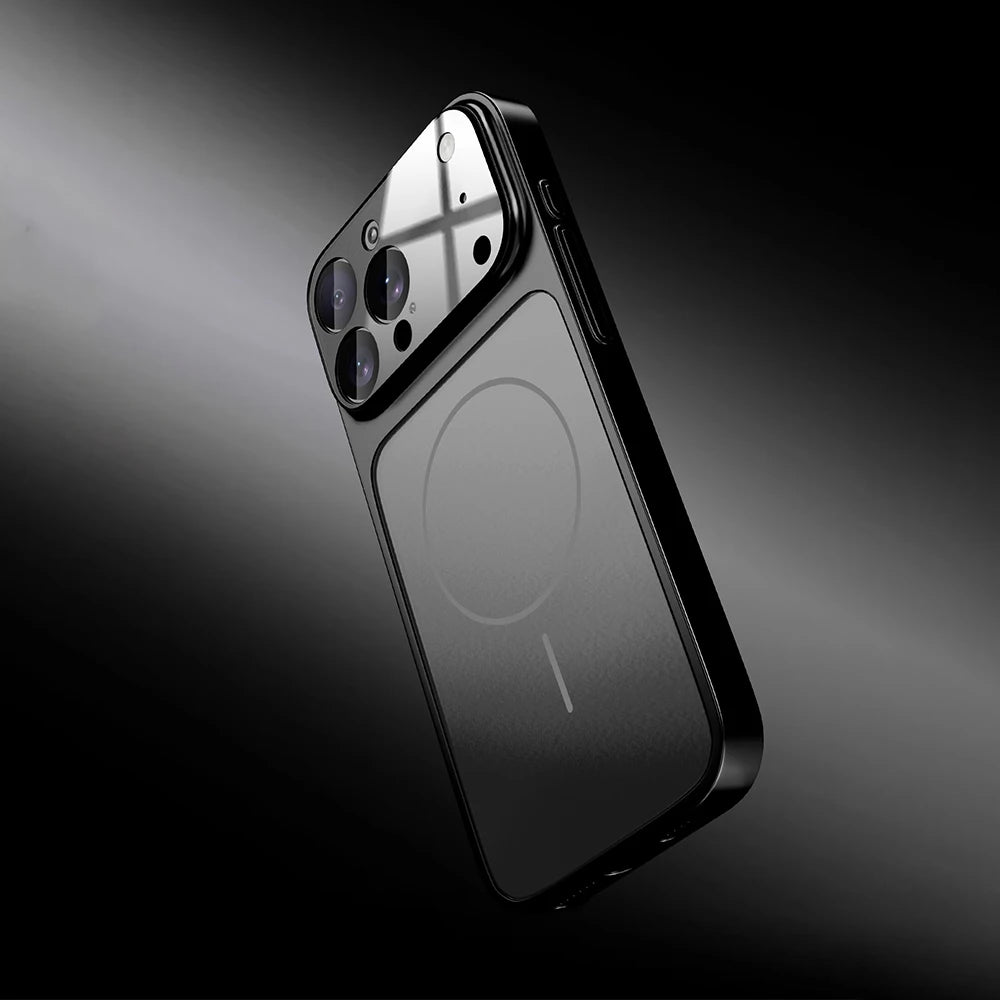 Original Matte Glass Wireless Charge Magsafe Case For iPhone 17 Pro Max 16 15 14 Plus 13 17 Air Magnetic Shockproof Hard Cover